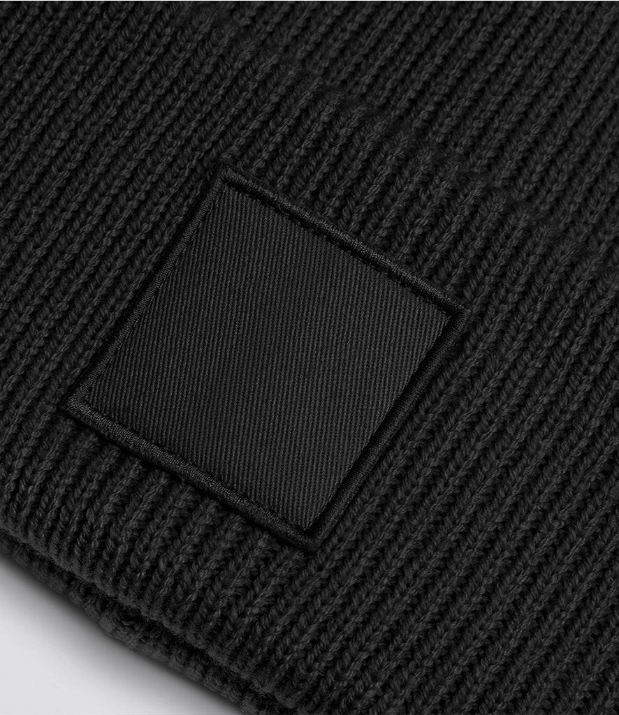 Beechfield Deep Cuff Tonal Patch Beanie