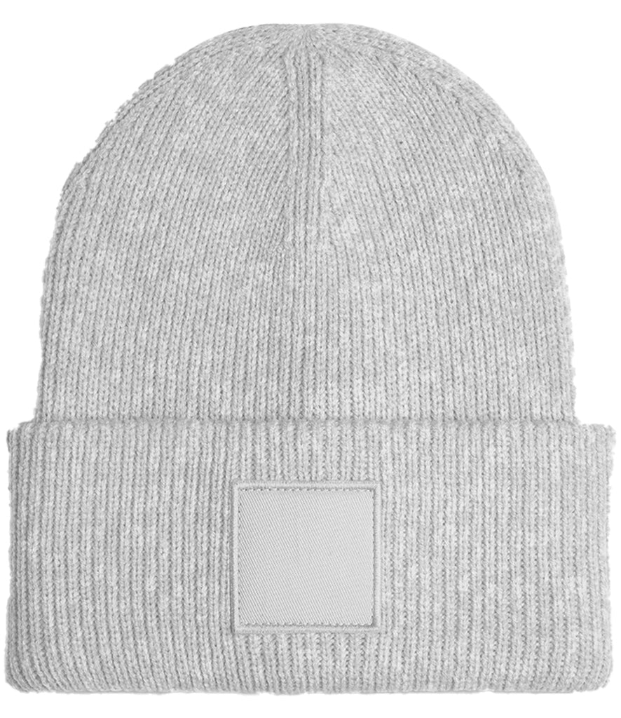 Beechfield Deep Cuff Tonal Patch Beanie