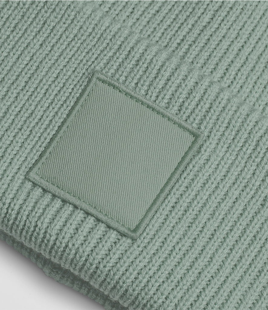 Beechfield Deep Cuff Tonal Patch Beanie