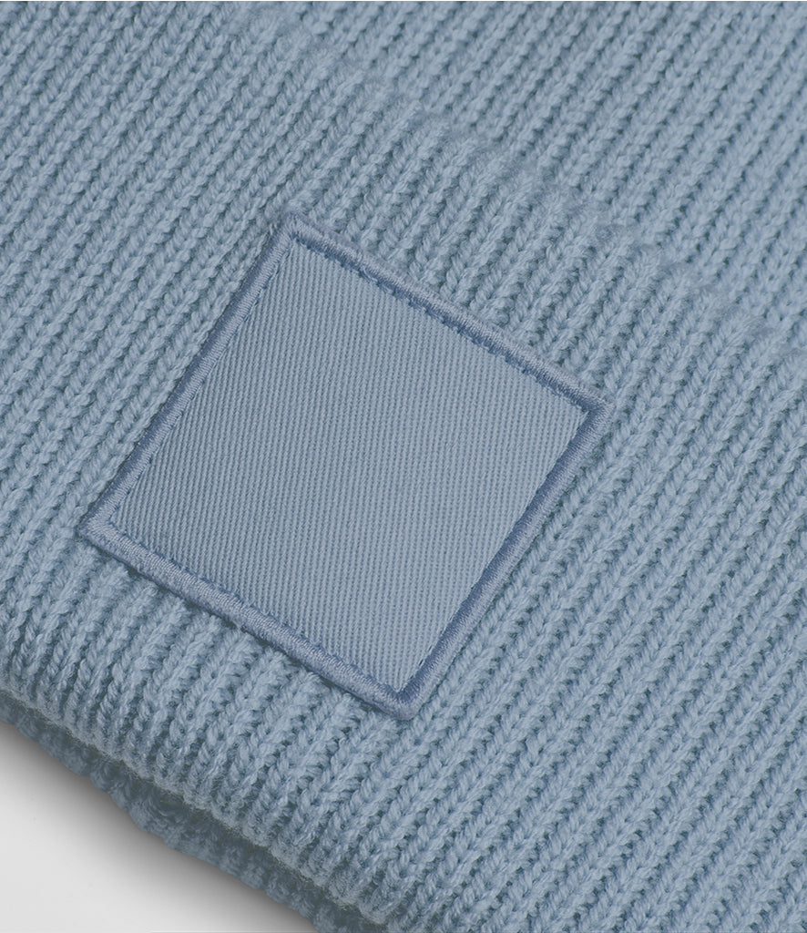 Beechfield Deep Cuff Tonal Patch Beanie