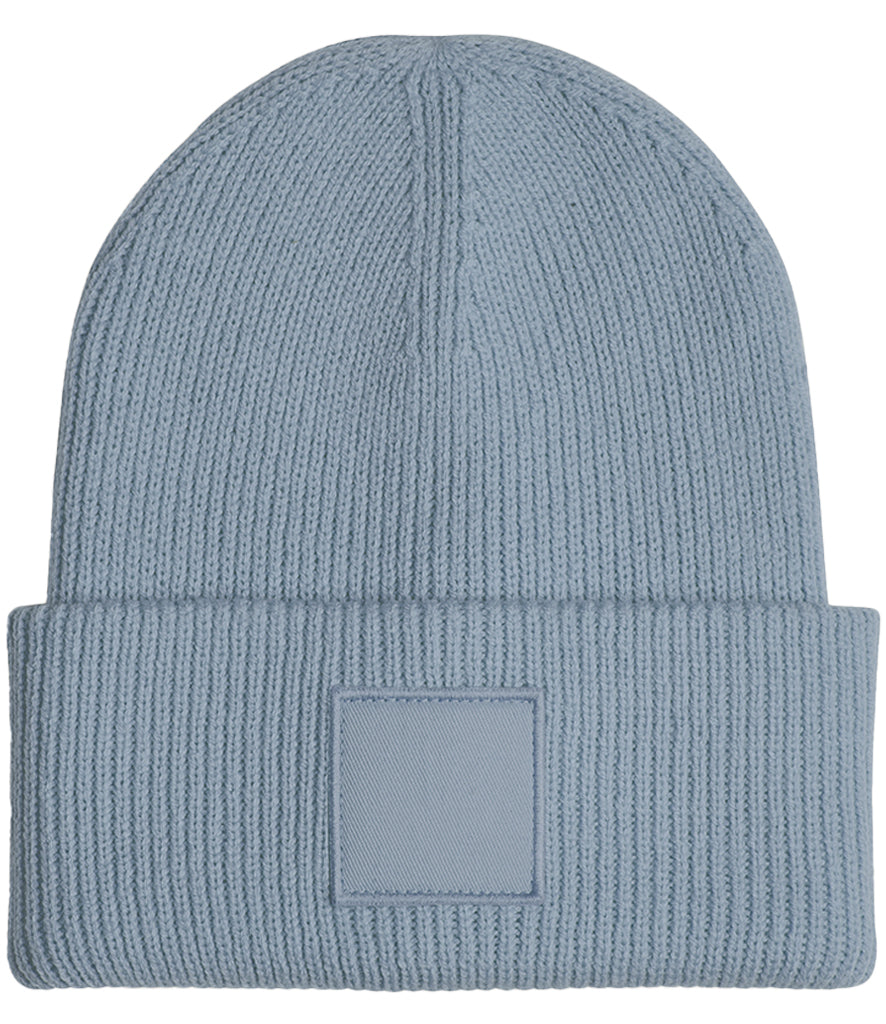 Beechfield Deep Cuff Tonal Patch Beanie