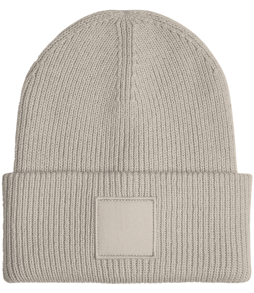 Beechfield Deep Cuff Tonal Patch Beanie