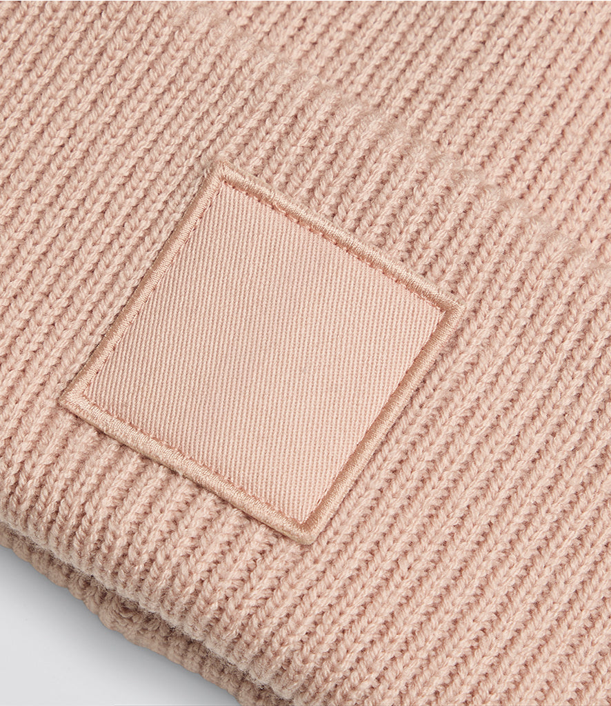 Beechfield Deep Cuff Tonal Patch Beanie