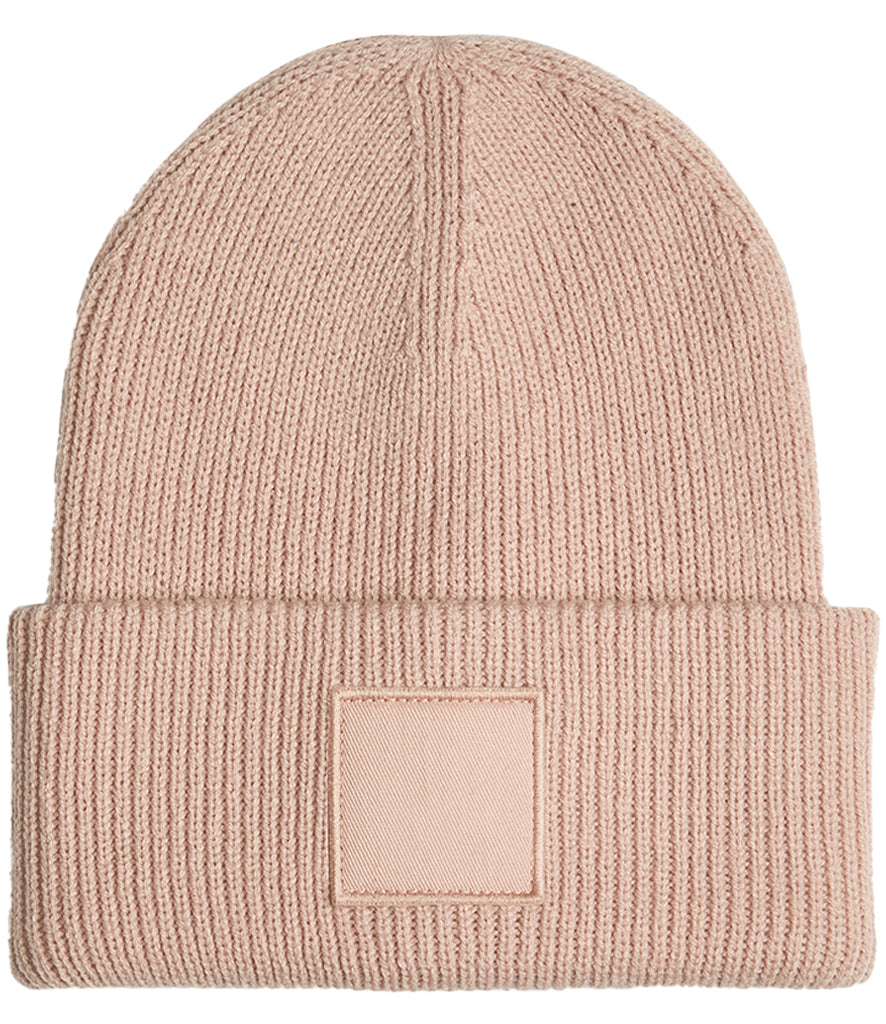Beechfield Deep Cuff Tonal Patch Beanie