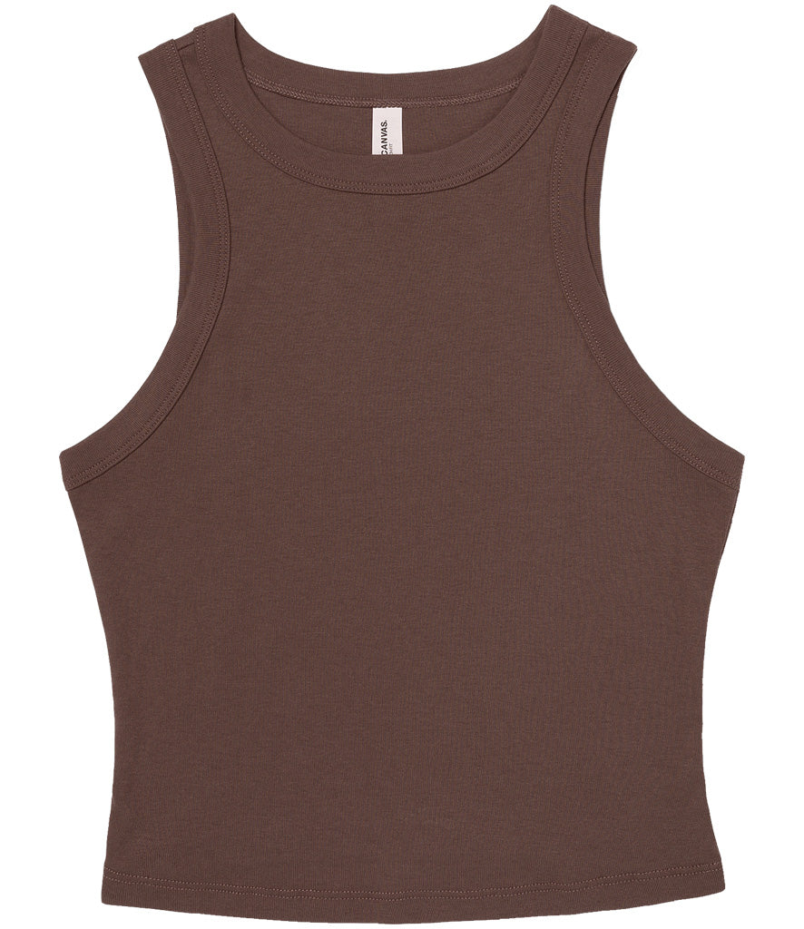 Bella Ladies Micro Rib Racer Tank Top
