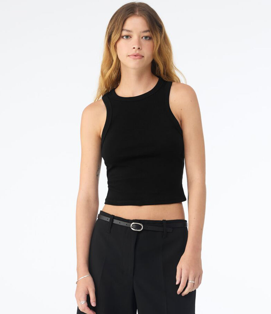 Bella Ladies Micro Rib Racer Tank Top