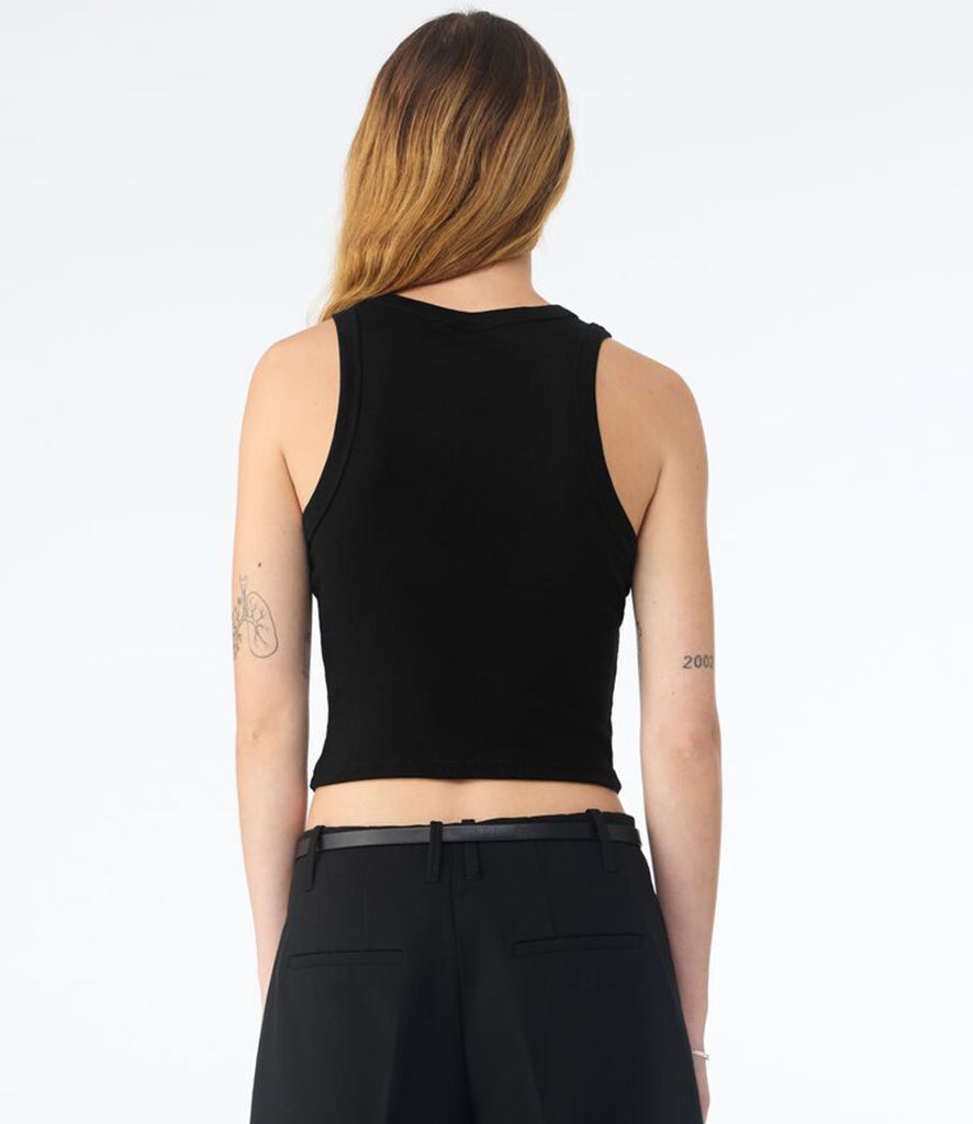Bella Ladies Micro Rib Racer Tank Top