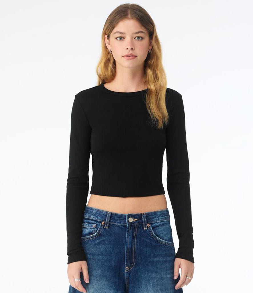 Bella Micro Rib Long Sleeve Baby T-Shirt