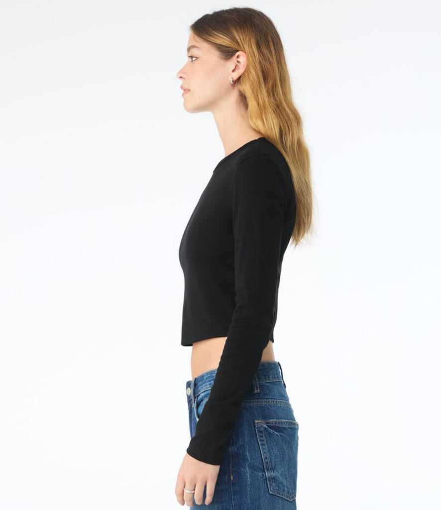 Bella Micro Rib Long Sleeve Baby T-Shirt