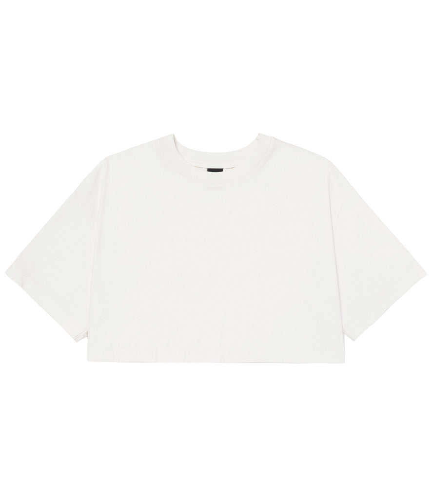 Bella Ladies Heavyweight Washed Cropped T-Shirt