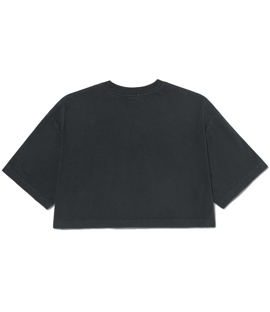 Bella Ladies Heavyweight Washed Cropped T-Shirt
