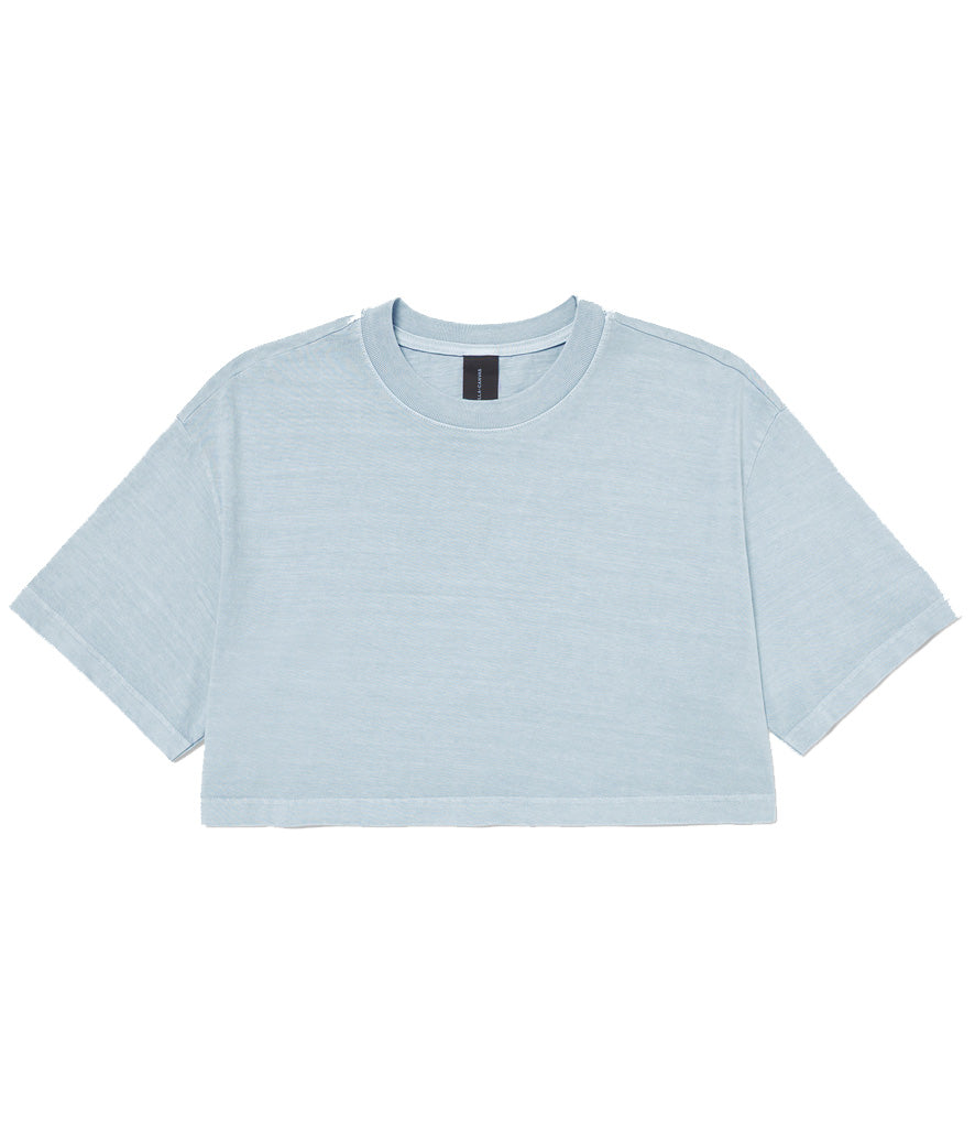 Bella Ladies Heavyweight Washed Cropped T-Shirt