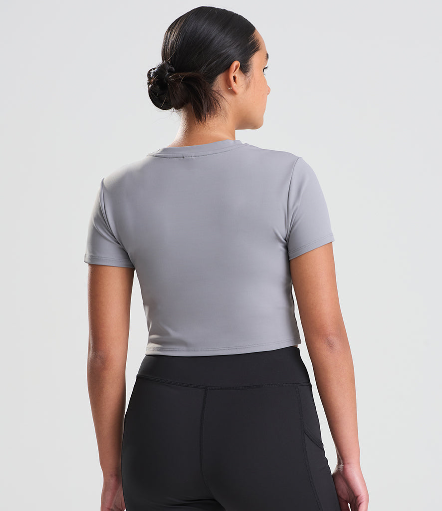 AWDis Ladies Cool Recycled Cropped T-Shirt