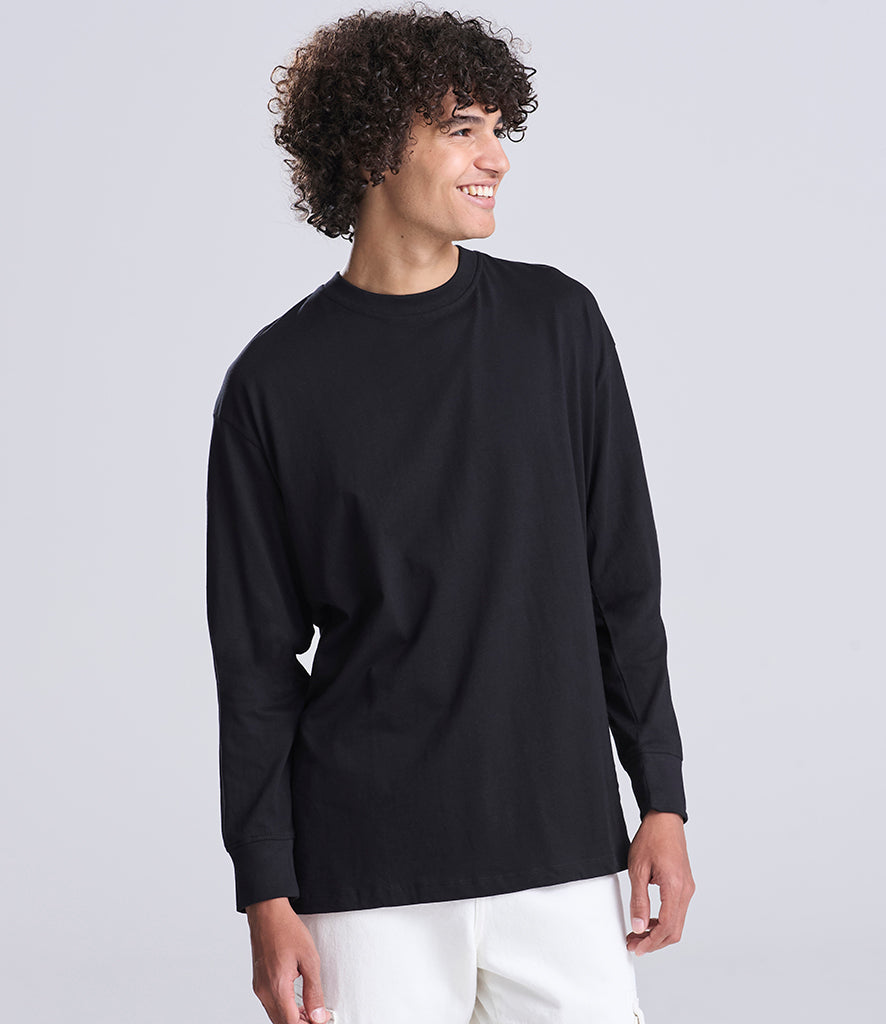AWDis Unisex Oversize 180 Long Sleeve T-Shirt