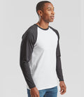 Fruit of the Loom Contrast Long Sleeve Baseball T-Shirt